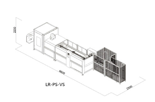 Machine d'enroulement de ressorts ensachés automatique à grande vitesse LR-PS-VS